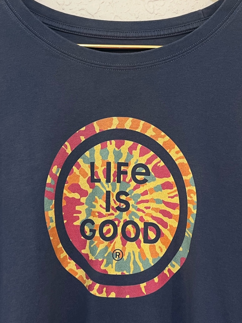Life Is Good Sunburst Graphic Long Sleeve Tee Altered Men’s XXL